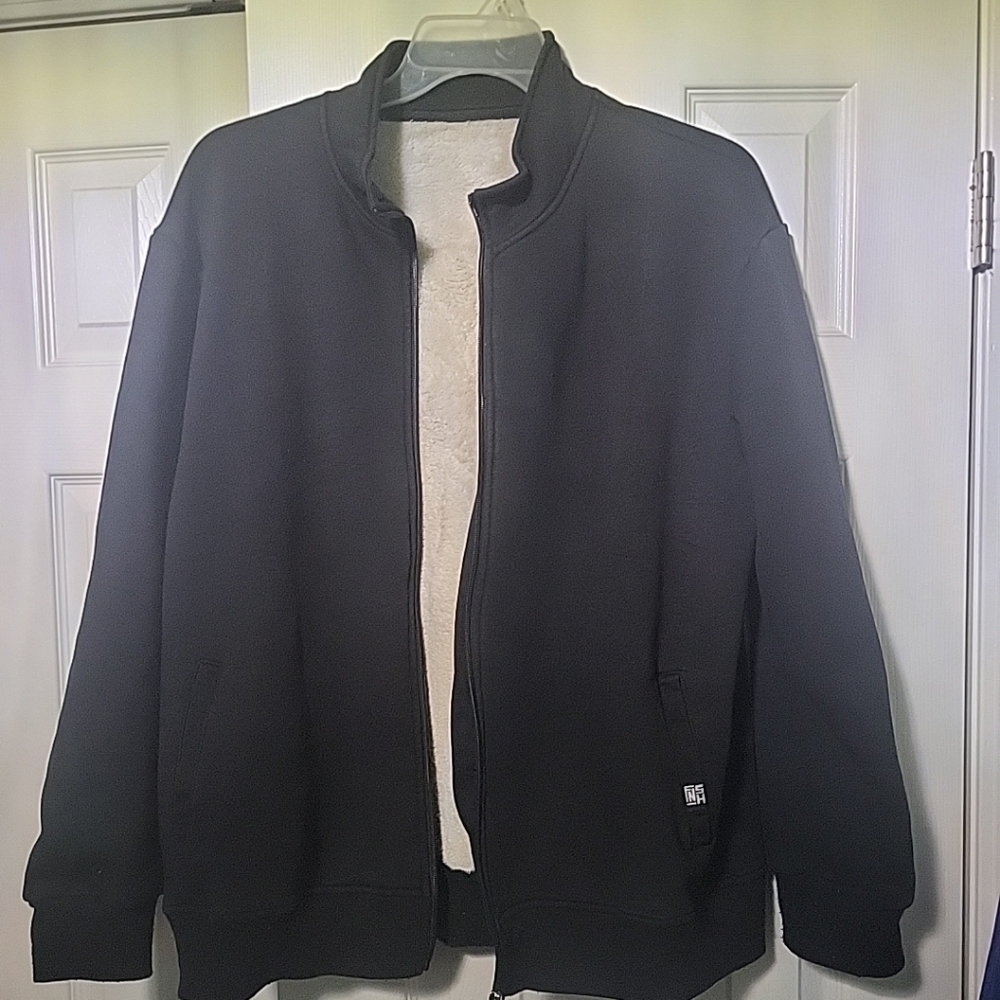 Black Fleece-Lined Jacket